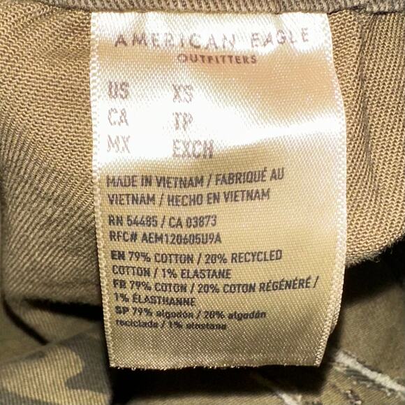 NWT American Eagle AE Low Rise Ex Boyfriend Camo Pant Size XS - Picture 10 of 16